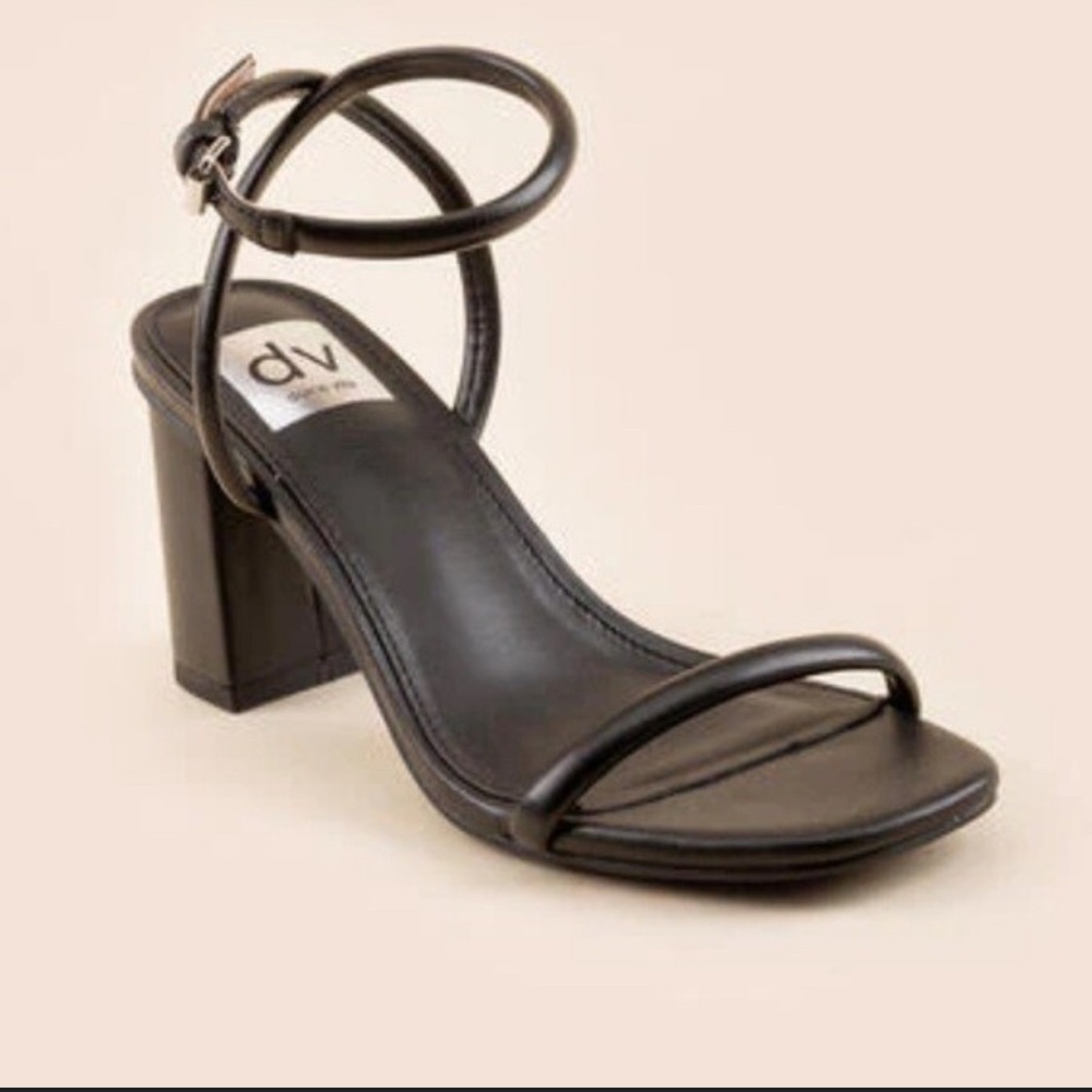 DV HYDEE by Dolce Vita Black Strappy Heels